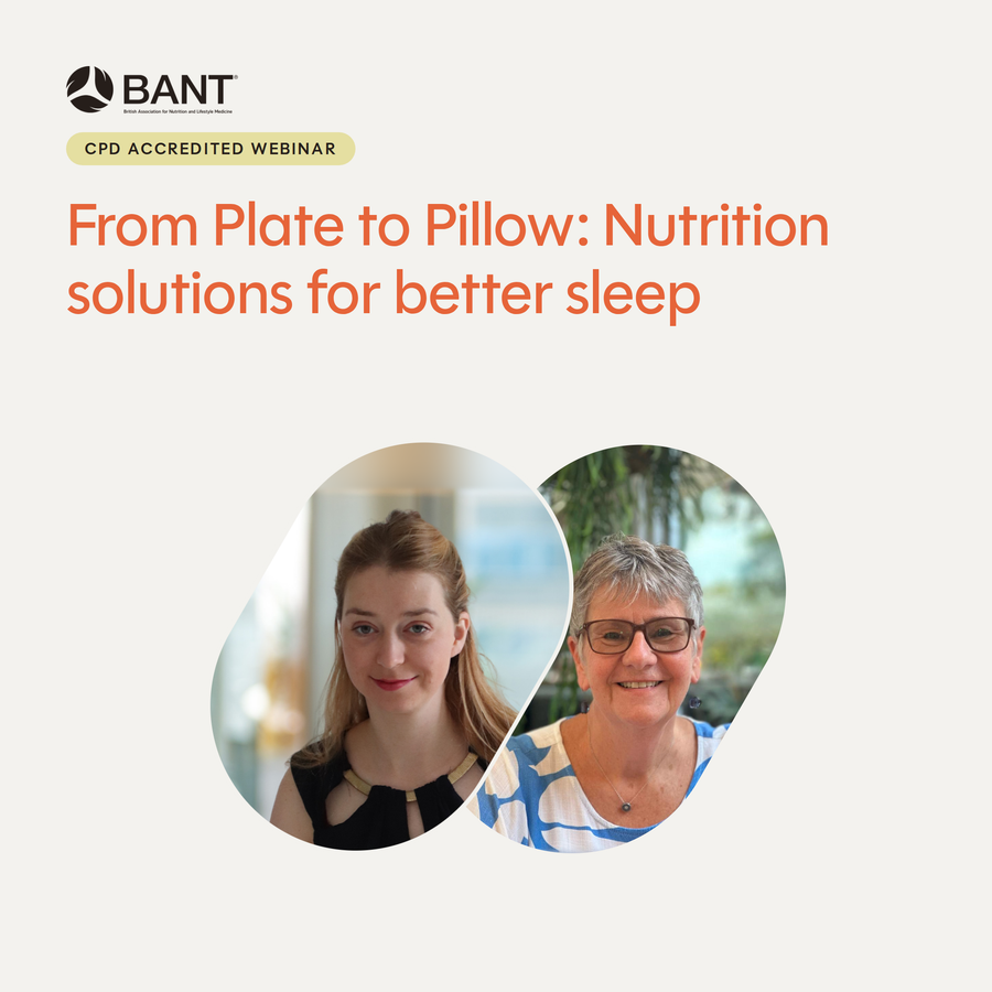 From Plate to Pillow: Nutrition solutions for better sleep webinar
